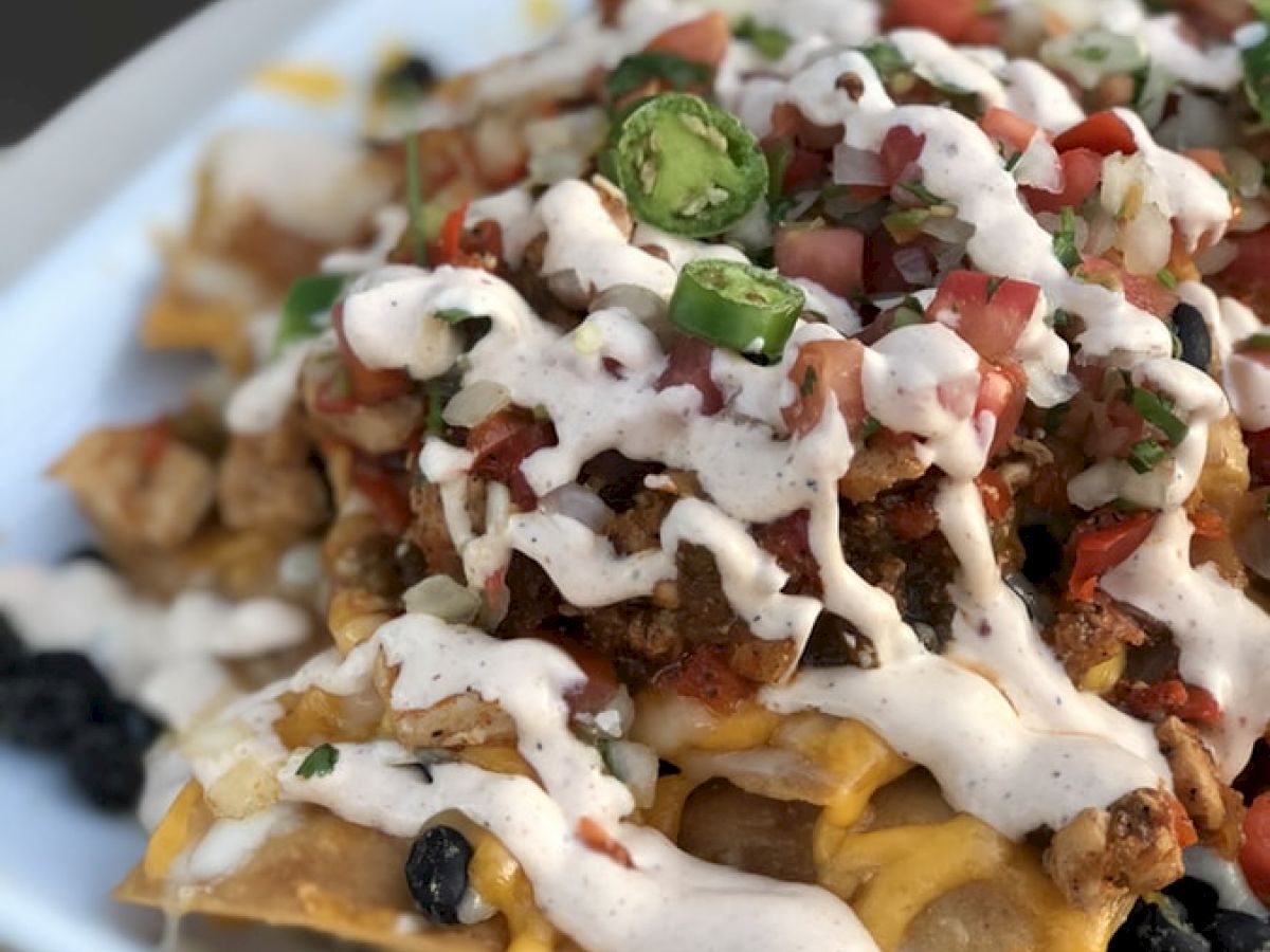 layered nachos